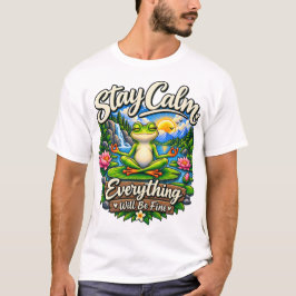 Camiseta Mantén la Calma Todo Estará Bien