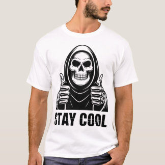 Camiseta Mantén la calma vintage