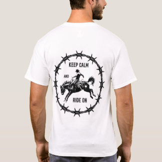 Camiseta Mantén la Calma y Cabalga