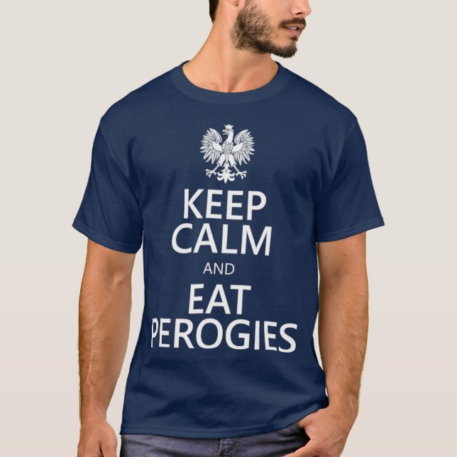 Camiseta Mantén la calma y come disculpas curiosas águilas  (Anverso)