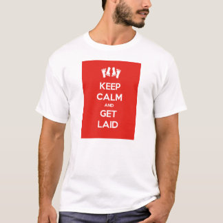Camiseta Mantén la Calma y Consigue un Ligue