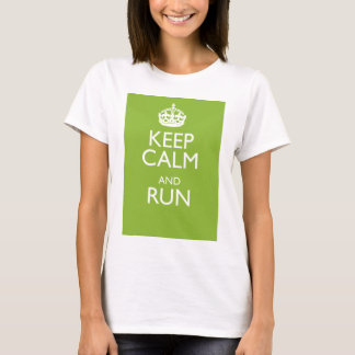 CAMISETA MANTÉN LA CALMA Y CORRE