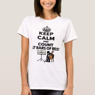 Camiseta Mantén la Calma y Cuenta 37 Compases de Silencio