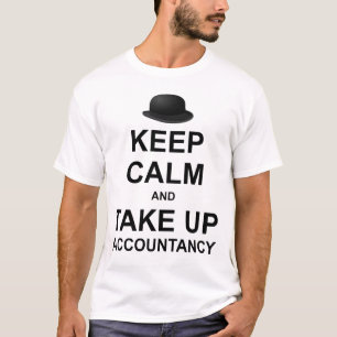 Camiseta Mantén la calma y dedícate a la contabilidad