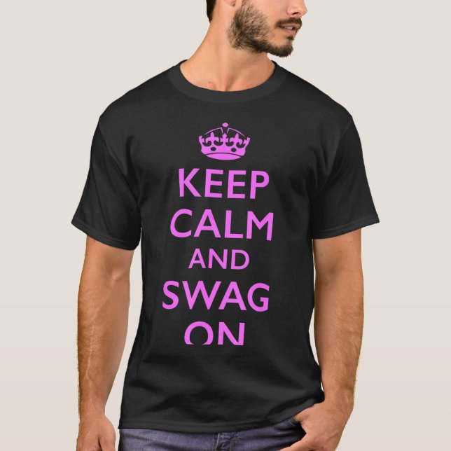 Camiseta Mantén la Calma y el Estilo (Anverso)