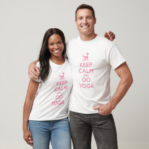Camiseta Mantén la Calma y Haz Yoga