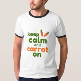 Camiseta Mantén la Calma y la Zanahoria
