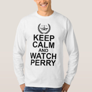 Camiseta Mantén la Calma y Mira a Perry Escalas de Justicia