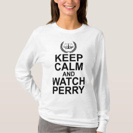 Camiseta Mantén la Calma y Mira a Perry Escalas de Justicia