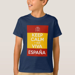 Camiseta Mantén la calma y que viva España