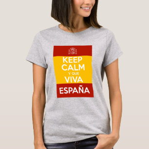 Camiseta Mantén la calma y que viva España