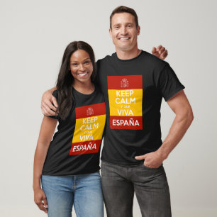 Camiseta Mantén la calma y que viva España