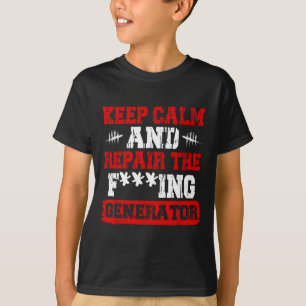 Camiseta Mantén la calma y repara el videojuego del generad