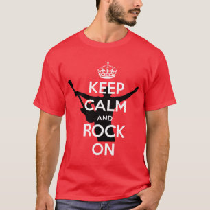 Camiseta Mantén la Calma y Rockea