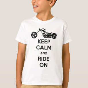 Camiseta Mantén la calma y sigue adelante