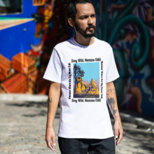 Camiseta Mantén la Esencia Salvaje, Niño de Montana Natur