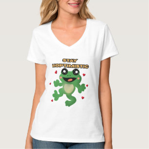 Camiseta Mantén la Esperanza Rana Divertida Pun Funny Regal