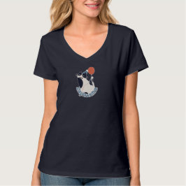 Camiseta Mantén la Pawsitividad Cumpleaños de Gato de Esmoq