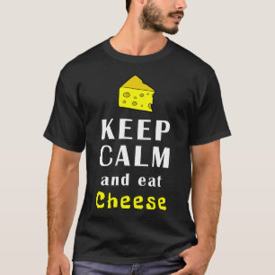 Camiseta Mantén La Tranquilidad Y Comed Citas Graciosas De