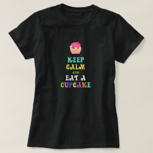 Camiseta Mantén La Tranquilidad Y Comed Un Carácter De Tort