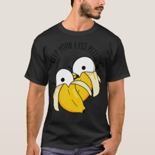 Camiseta Mantén Los Ojos Pelados Gracioso Pun 1 De Béisbol