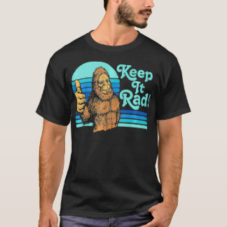 Camiseta Mantén Rad Vintage Bigfoot Thumbs Up Funny Vintag