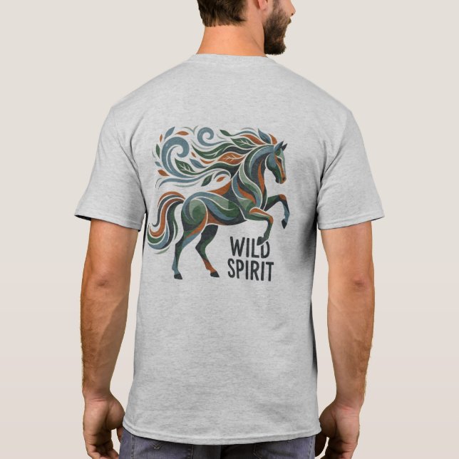 Camiseta mantén salvaje (Reverso)
