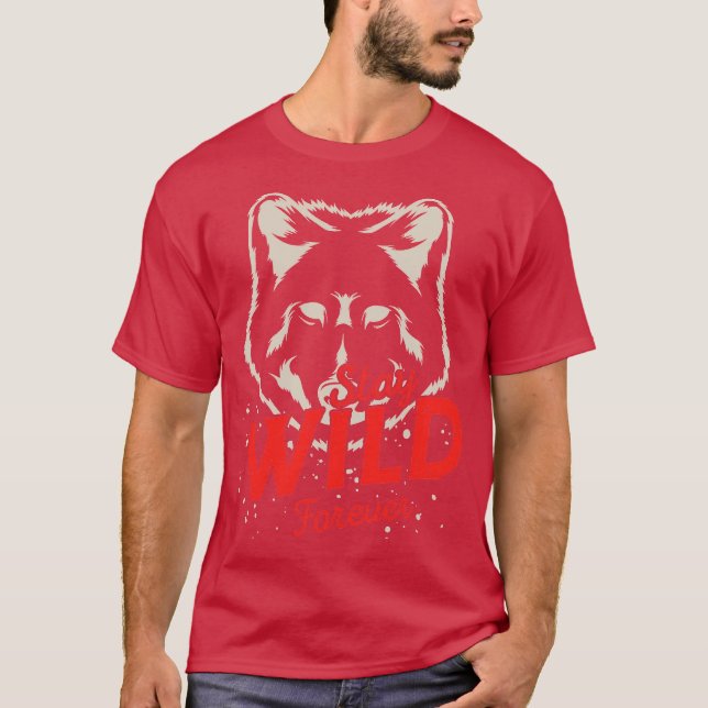 Camiseta Mantén Salvaje Para Siempre (Anverso)