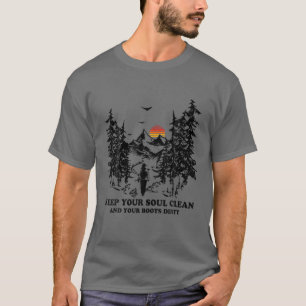 Camiseta Mantén Tu Alma Limpia Y Tus Botas Sucias De Sender