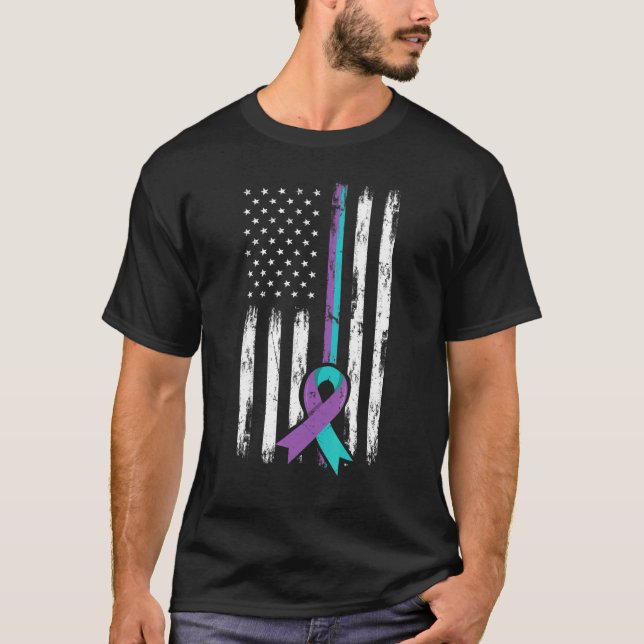 Camiseta Mantén tu vida importa los avisos de prevención de (Anverso)