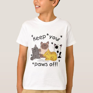 Camiseta Mantén tus garras libres (gatos)