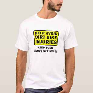 Camiseta Mantén tus manos fuera de mi Dirtbike divertida ca