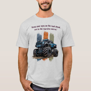 Camiseta "Mantén tus ojos en el camino" Aventura de monstru