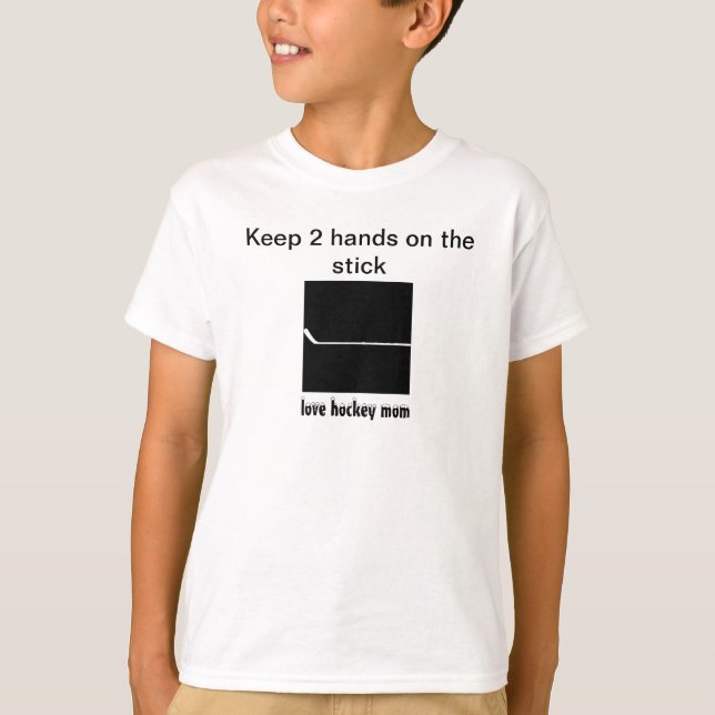 Camiseta mantener 2 manos sobre el palo (Anverso)