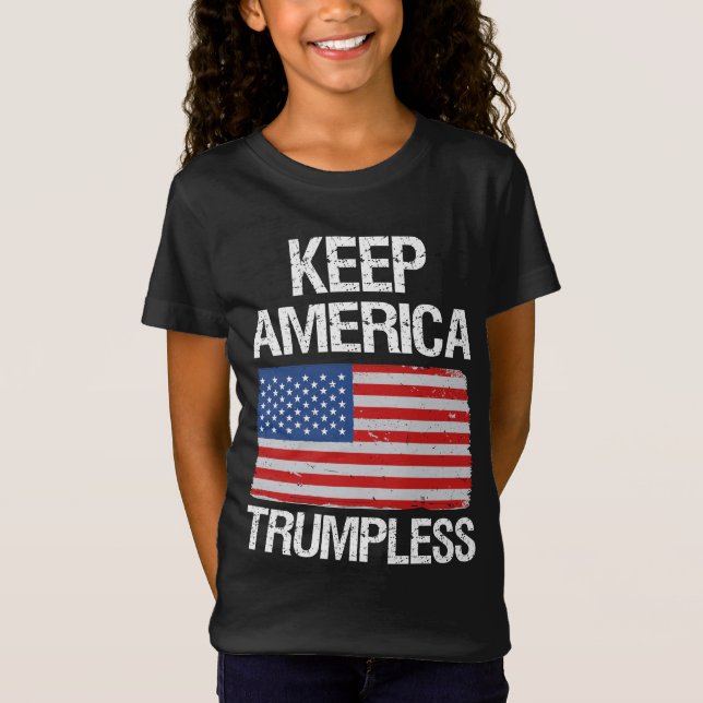 Camiseta Mantener a Estados Unidos con la Trumpless III (Anverso)