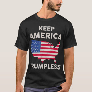 CAMISETA MANTENER A ESTADOS UNIDOS SIN VERDADERÍA