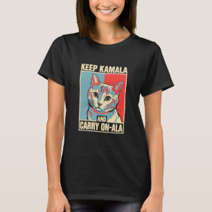 Camiseta Mantener a Kamala y Seguir Adelante-A-La LA Kamala