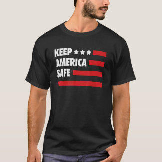 Camiseta Mantener a los Estados Unidos a salvo el 4 de juli