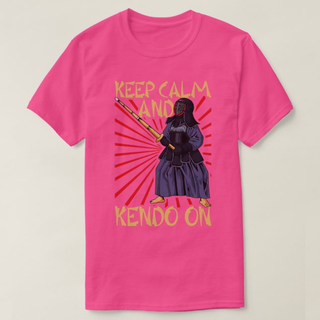 Camiseta Mantener Calm Kendo (Diseño del anverso)