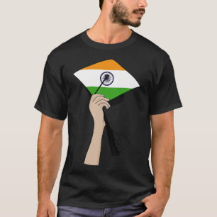 Camiseta Mantener el cabo académico cuadrado de la India
