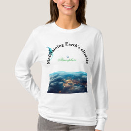 Camiseta mantener el clima de la Tierra