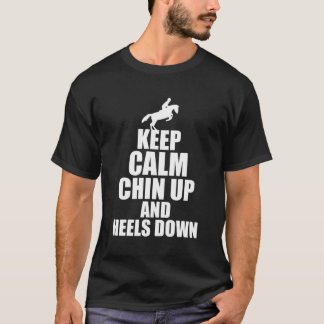 Camiseta Mantener el diseño de la barbilla de calmo hacia a