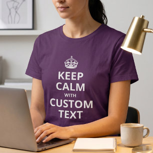 Camiseta Mantener el envío de plantilla de presupuesto de