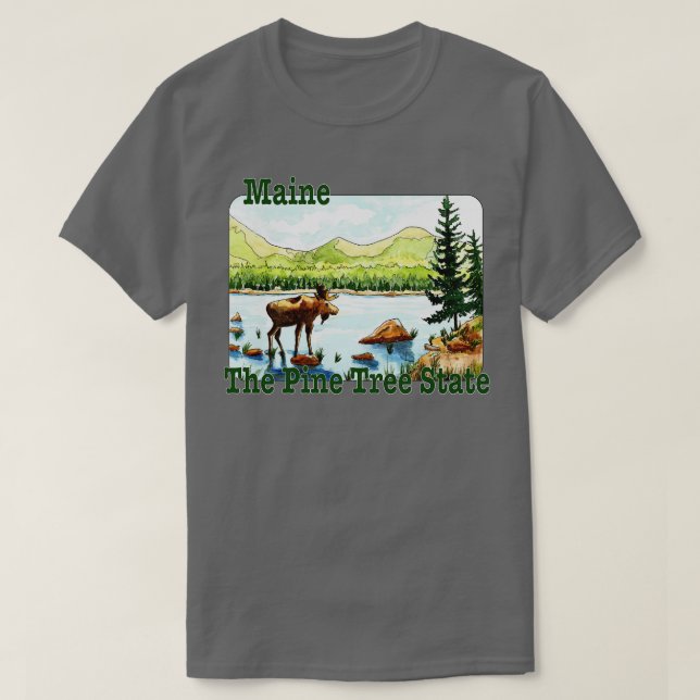 Camiseta Mantener El Estado Del Árbol Pino (Diseño del anverso)