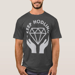 Camiseta Mantener el Hodling Diamond Hands con criptografía