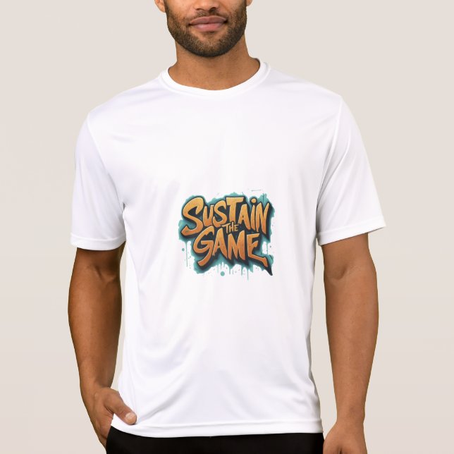 Camiseta Mantener el juego (Anverso)