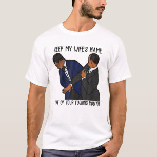 Camiseta Mantener El Nombre De Mi Esposa Fuera De Su Montur