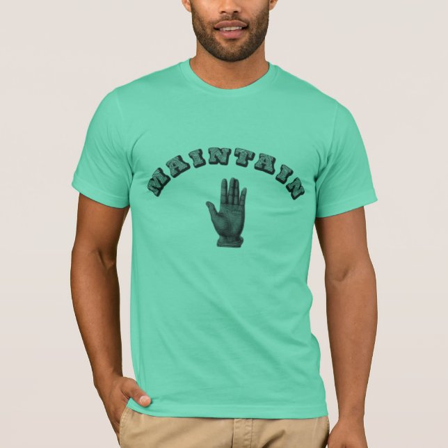 Camiseta MANTENER el tee (Anverso)