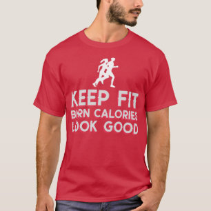 Camiseta Mantener en forma el viaje de fitness