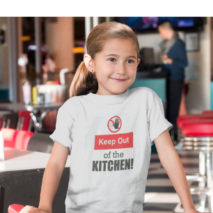 Camiseta Mantener fuera de la cocina a los graciosos Chicas